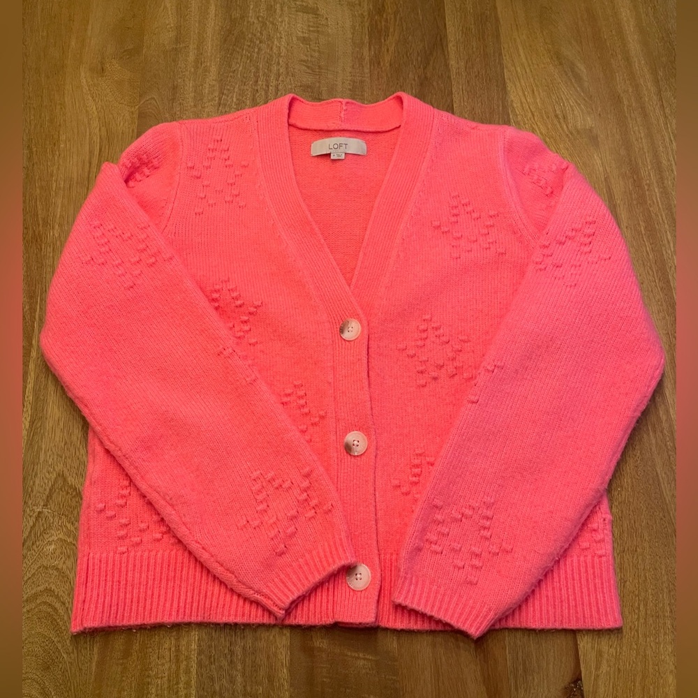 LOFT Hot Pink Women's Sweater -Like New